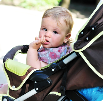 Little Girl in a Stroller - Infant Day Care Jacksonville FL